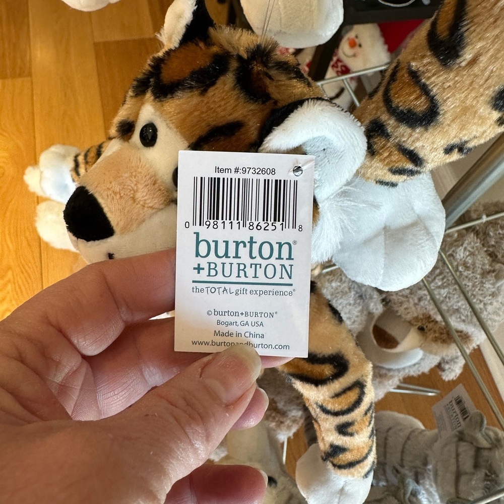 Burton Spotted Leopard Stuffed Animal - Picture 3 of 5